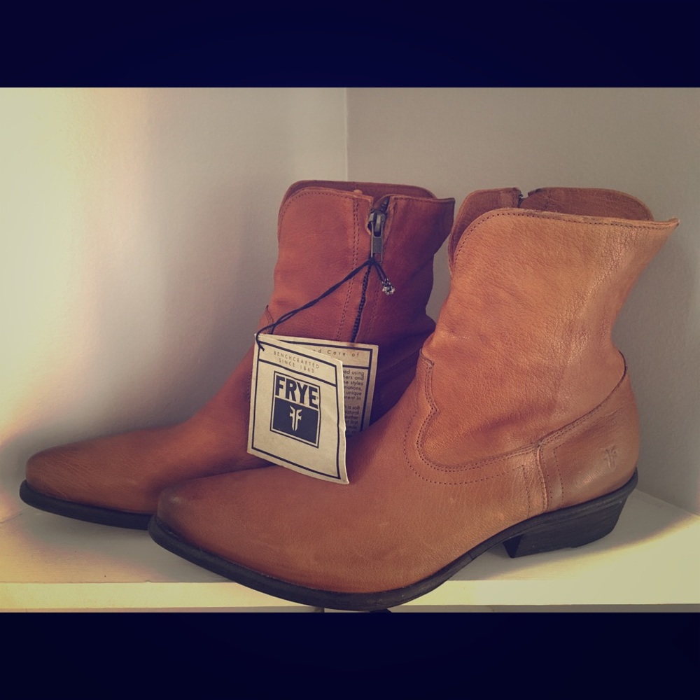 Frye Men's Short Boots - Cognac